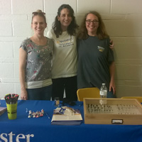 Science faculty present at the Hazelwood STEM Extravaganza