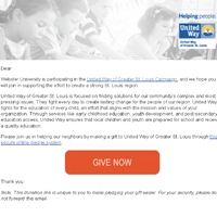 United Way letter 2017 United Way Campaign Reaches Mid-point