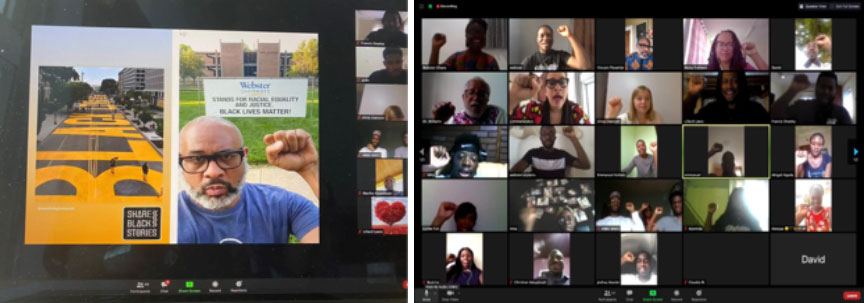 Webster Ghana Juneteenth discussion