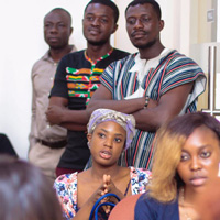 Kelvin Doe visited Webster Ghana to share his story and inspire students. Kelvin Doe visited Webster Ghana to share his story and inspire students.