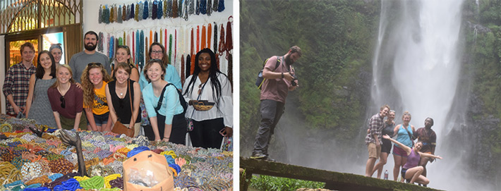 West African Experience program Study abroad students at Webster Ghana in the West African Experience program