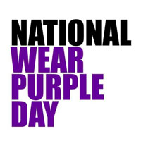 Oct. 18 is National Wear Purple Day for Domestic Violence Awareness