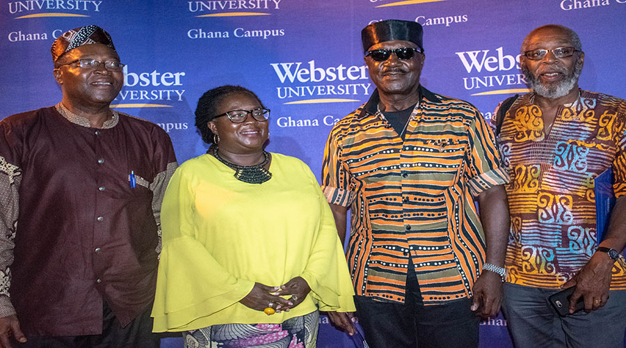 Webster Ghana creative arts lecture