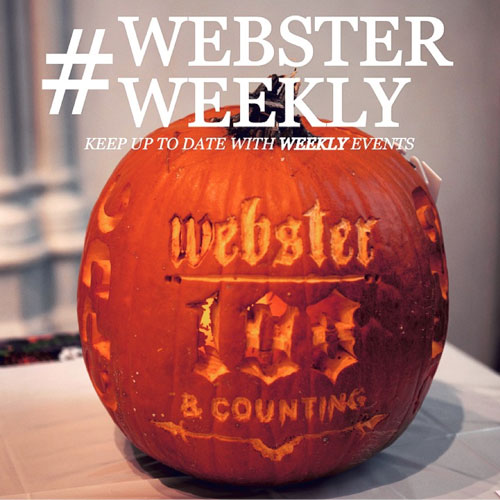 #WebsterWeekly: Plan Your Webster Week (October 26-31)