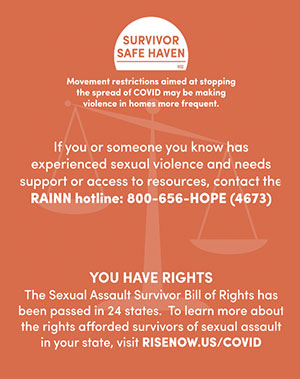 Sexual & Domestic Violence awareness