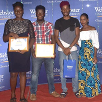 Student Leader Award Recipients Honored in Ghana