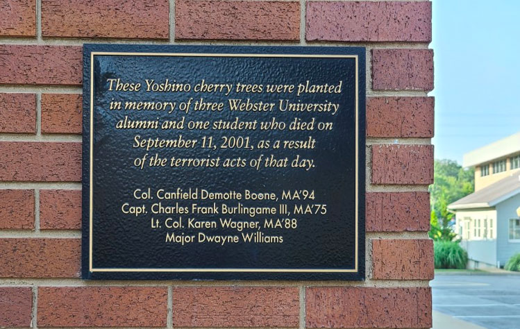 9/11 memorial plaque