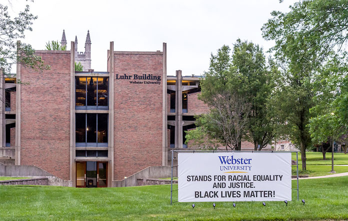 Black Lives Matter banner