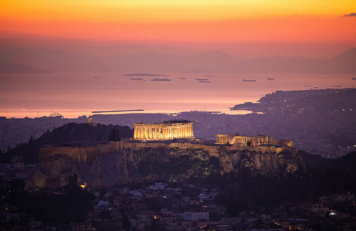 Braden McMakin, Acropolis at sunset