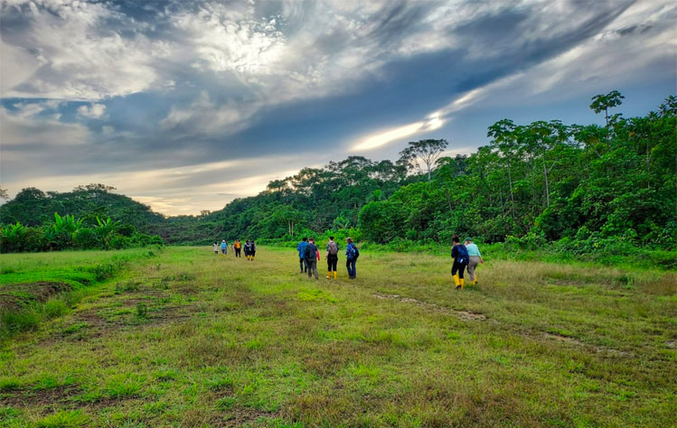 Webster students in Ecuador