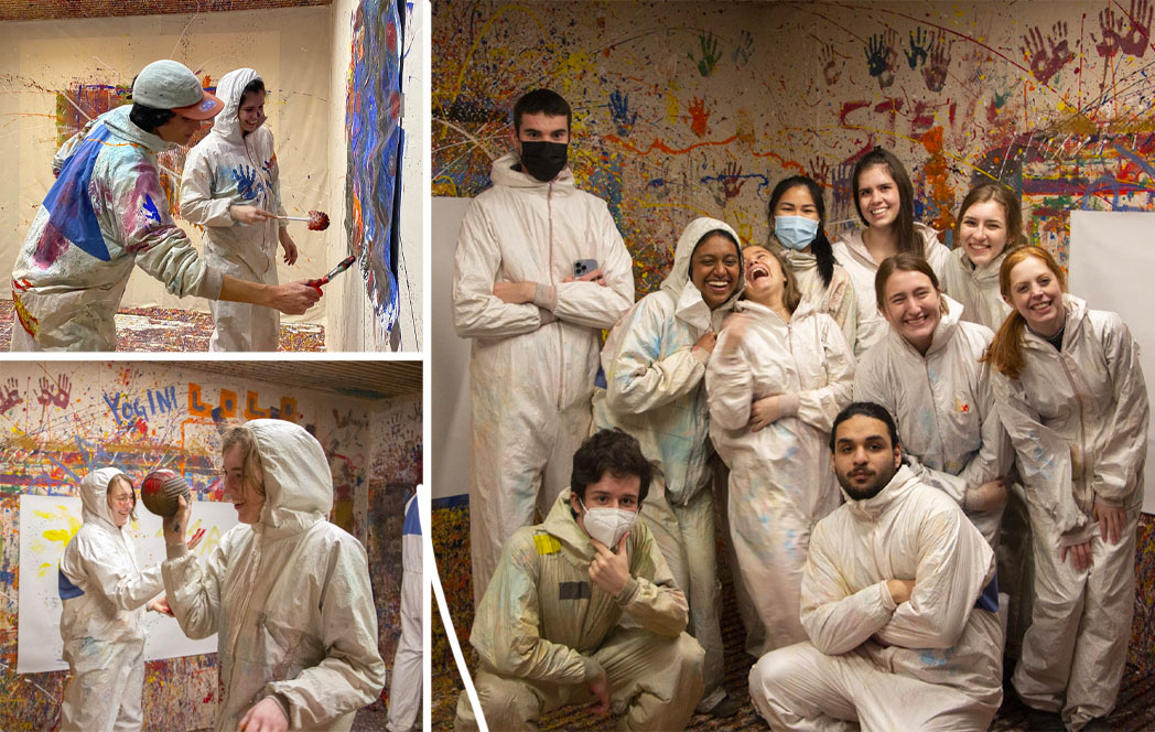 Art students in Geneva