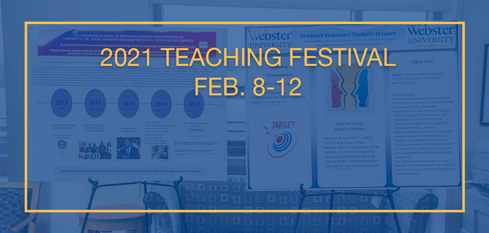 The 2021 Teaching Festival will take place Feb. 8-12 in a virtual format