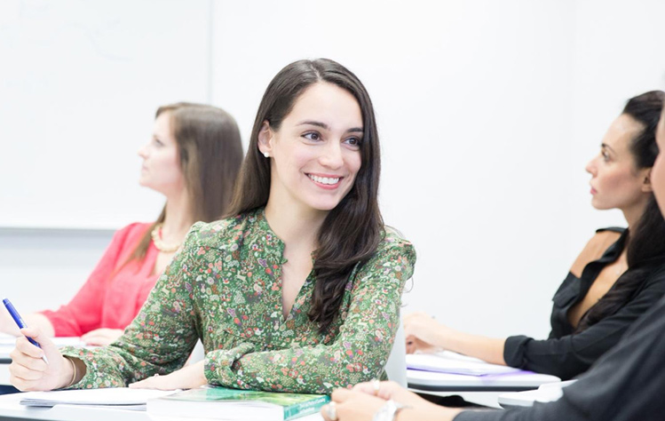 Student in Vienna classroom