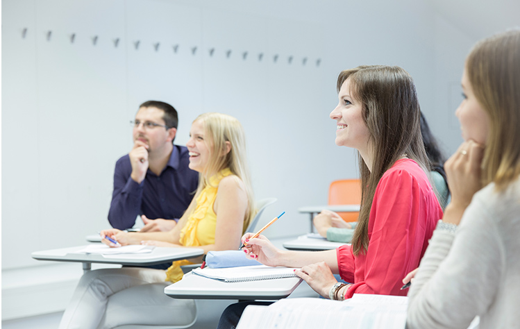 Students in Webster Vienna classroom