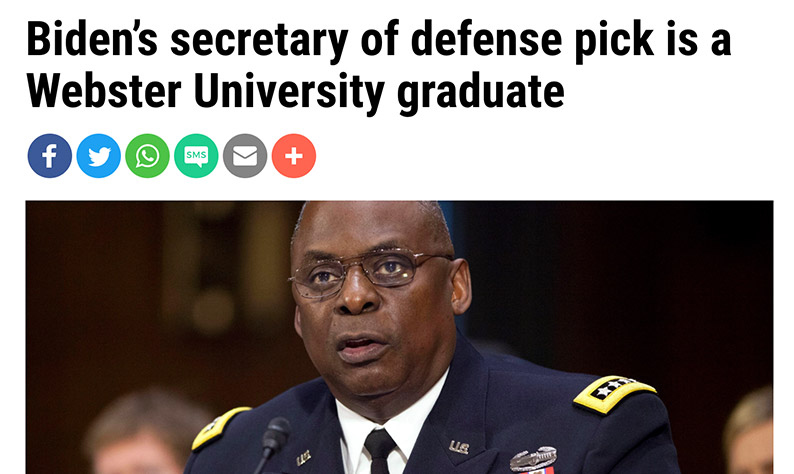Gen. Lloyd Austin's nomination attracted coverage from national news outlets and publications focused on diversity, equity and inclusion