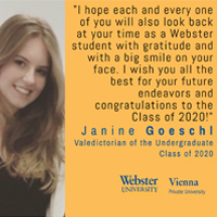 Valedictorian Speech for the Undergraduate Class of 2020