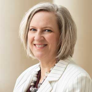 Webster University's new VP of Enrollment Management Lisa Blazer