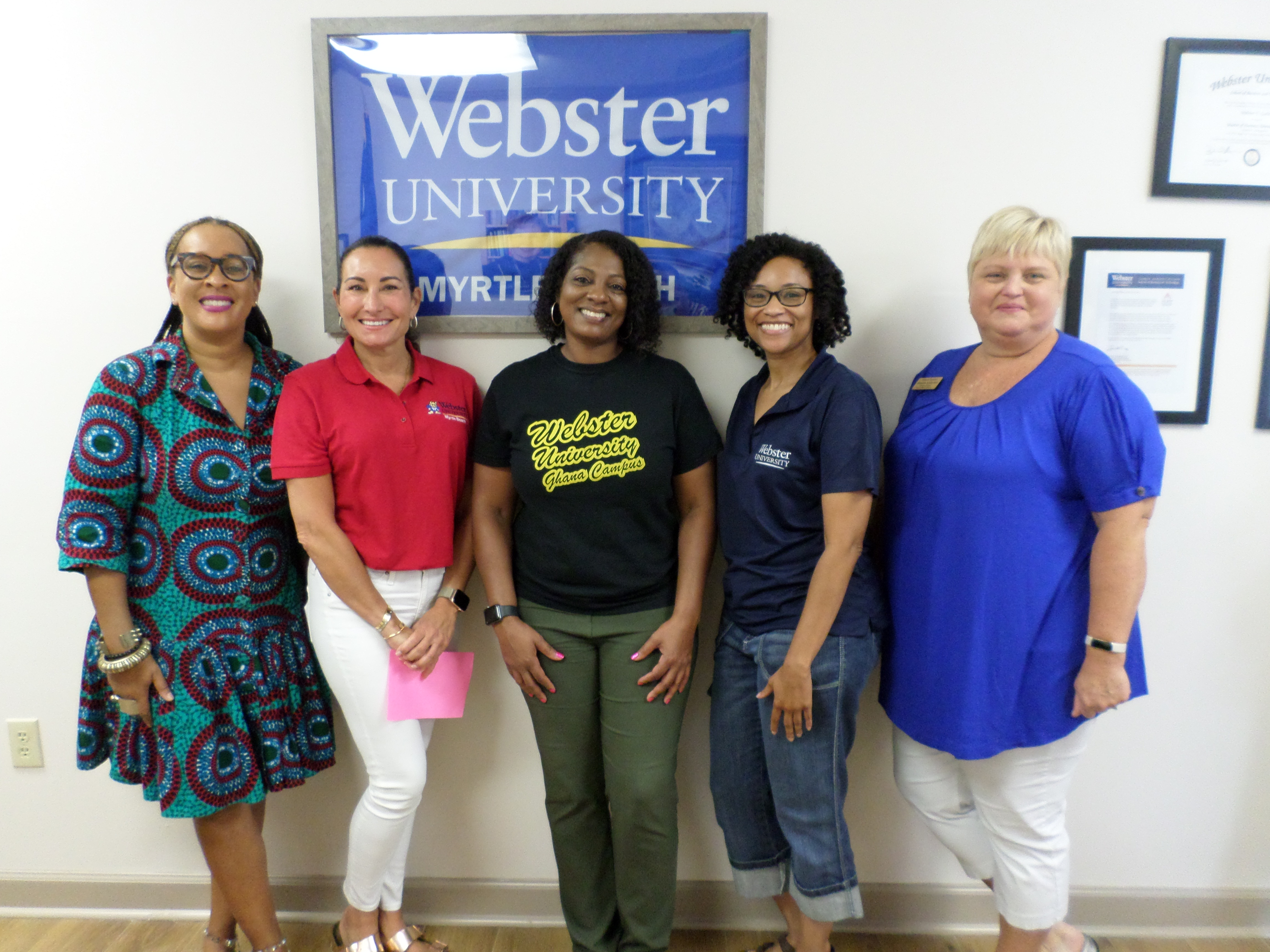 Christa Sanders, Dawn Jensen, Dr. Stacey Olden, Dr. Alexanderia Smith, Dianna Anderson