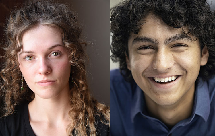 Ashley Schwach and Luca Shorack