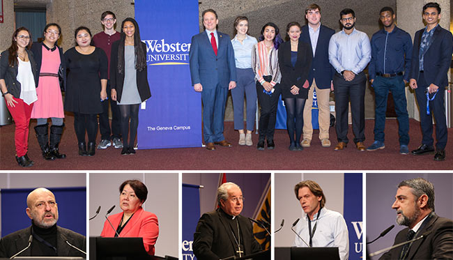 Speakers and organizers of the 22nd annual International Humanitarian and Security Conference