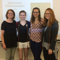 Students Inducted into German Studies Honor Society