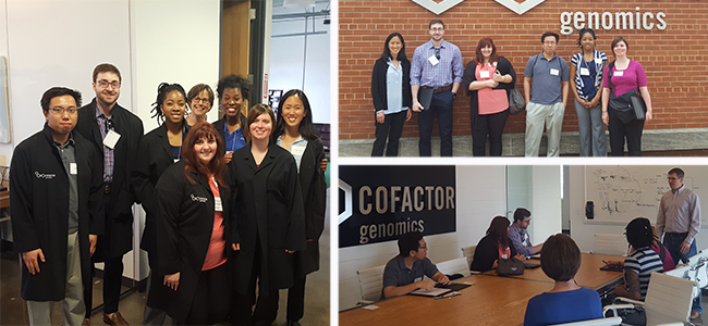 Students visit Cofactor Genomics Students visited labs and heard from scientists about potential career paths.