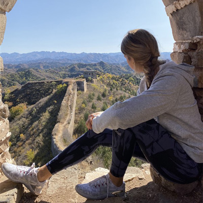 At the Great Wall