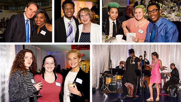 Donors, scholars and friends celebrated support of Webster University students.