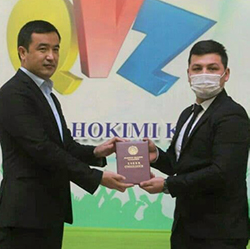 Ismoilov receives MBA scholarship