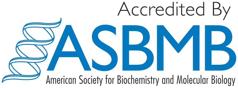 The College of Science and Health has been accredited by the ASBMB