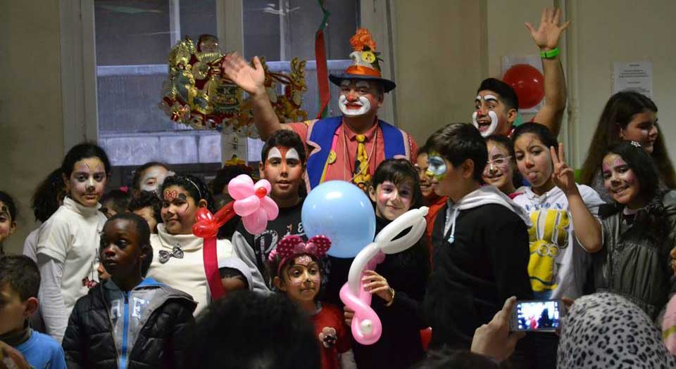 Caritas party clowns