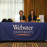 Webster China Joins Other American Universities at AUCA Career Fair