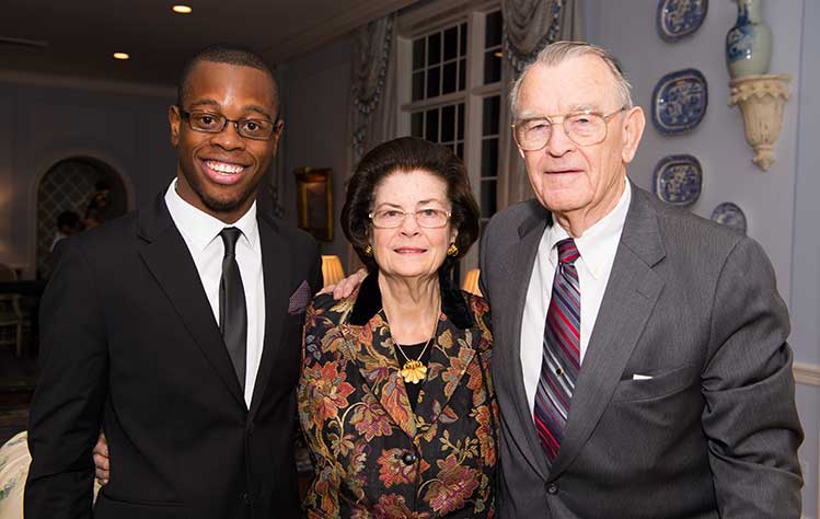 Hellen and Will Carpenter with Christopher Whitmore