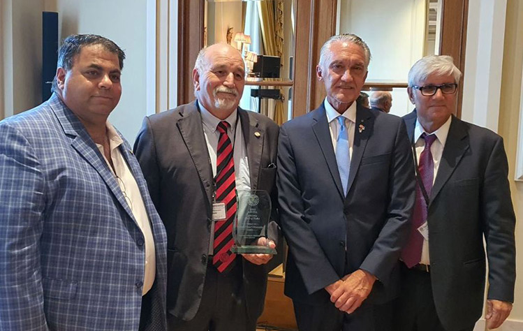 Mazarakis received the honor from AHEPA