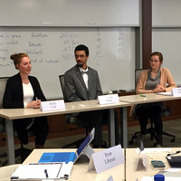 GLA fellows hear from a panel of students GLA fellows hear from a panel of students