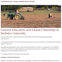In the News: Global Citizenship Program spotlight; Link on careers