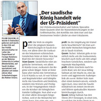 Islam Qasem discussed Saudi-Iranian relations in Profil, the Austrian newsmagazine