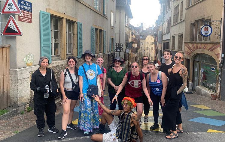 Webster students explore Geneva during their time abroad. 
