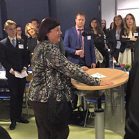 Leiden IR Students Talk with Ambassadors at Japanese Tables Event