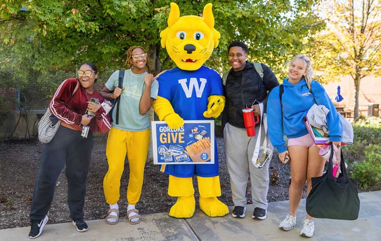 Webster students show support for Gorloks Give Day, 2025