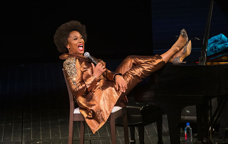 Jenifer Lewis speaks at Webster University