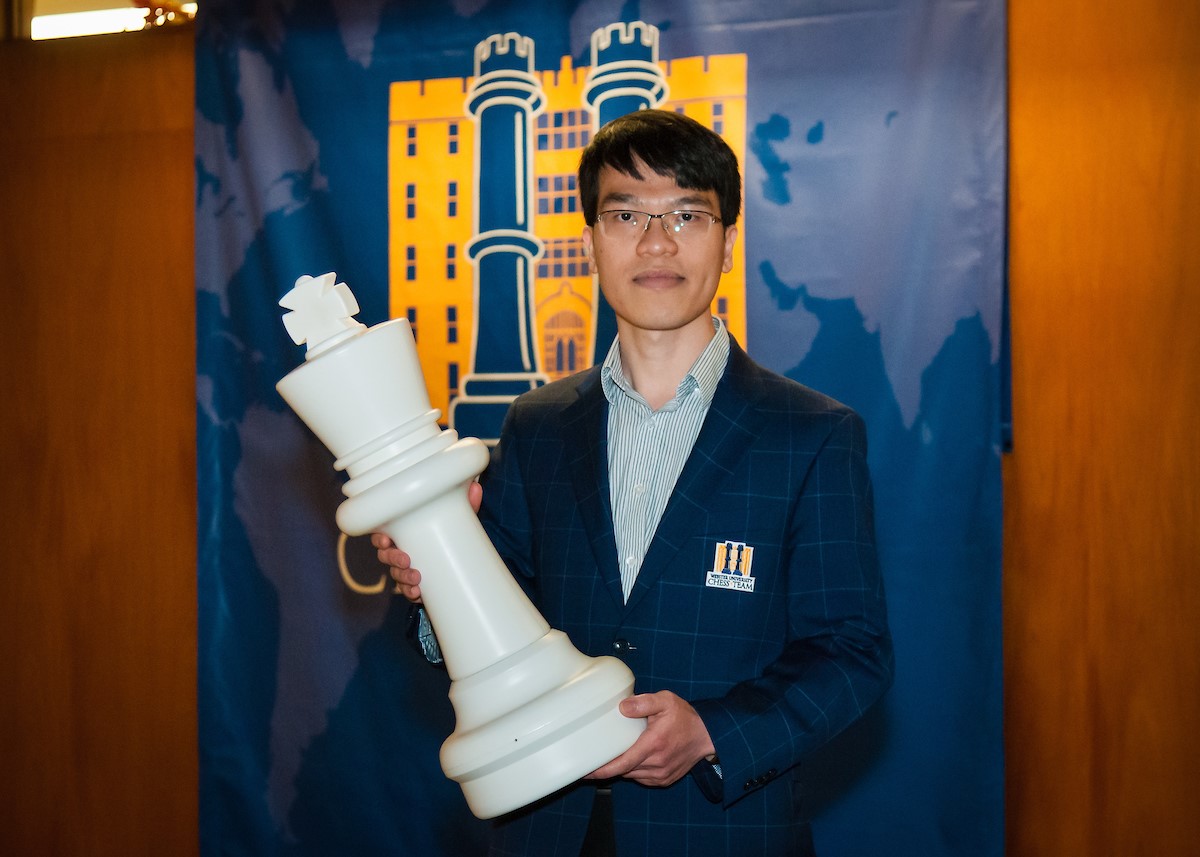 Webster University Chess Coach Liem Le