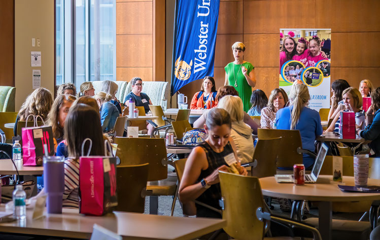 Stephanie Mahfood leads an advanced course in inclusive training for a group of St. Louis educators.