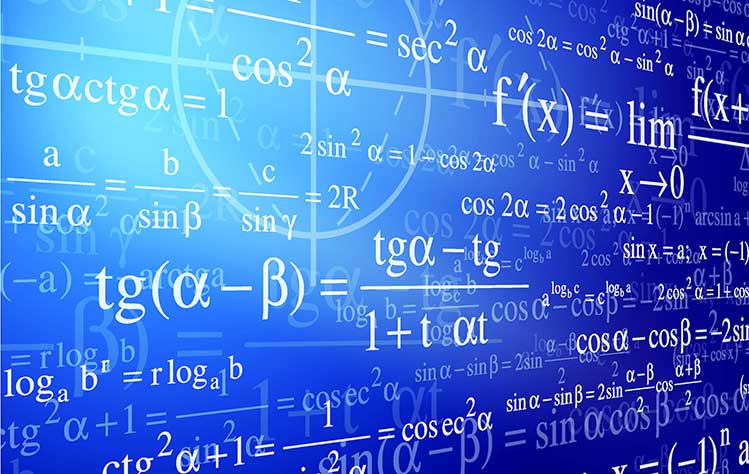 Math equations. Math is part of STEM programming.