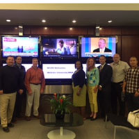 NCR Human Resources class tours NFLPA