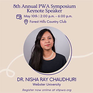 Flyer for Nisha Ray Chaudhuri's keynote speech.