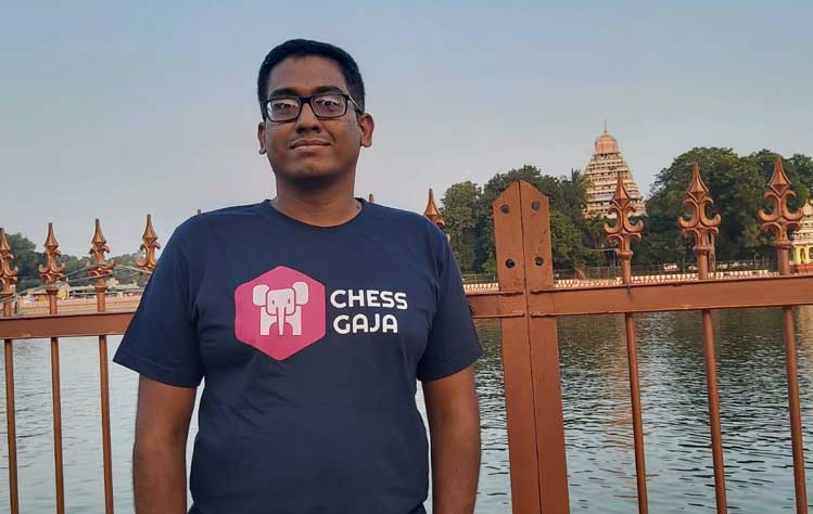 Webster alumnus Priyadharshan Kannappan, founder of Chess Gaja