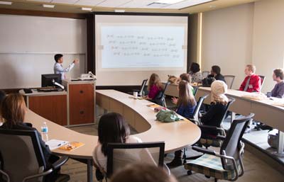 Presenting research Students gain valuable experience as emerging contributors in their fields and to network with fellow researchers and professionals.