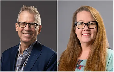 Deans Eric Rothenbuhler and Danielle MacCartney