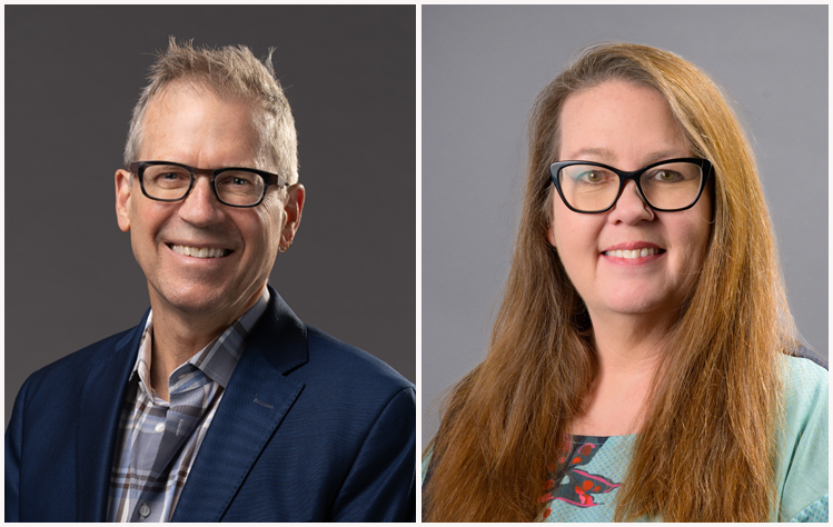 Deans Eric Rothenbuhler and Danielle MacCartney Deans Eric Rothenbuhler and Danielle MacCartney